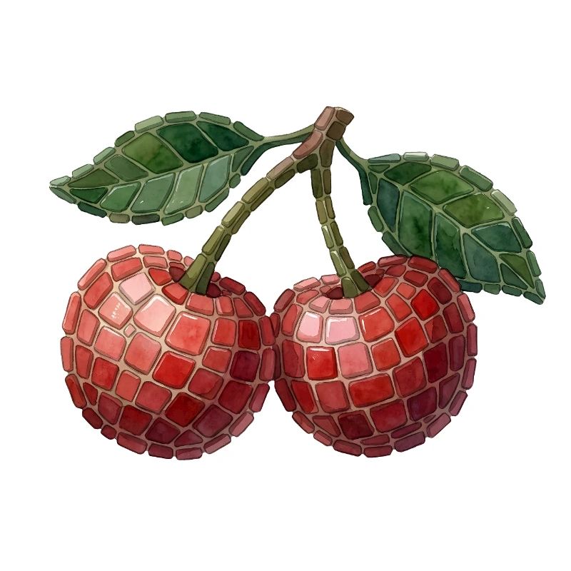 Cherry Mosaic - Artful Fruit Design