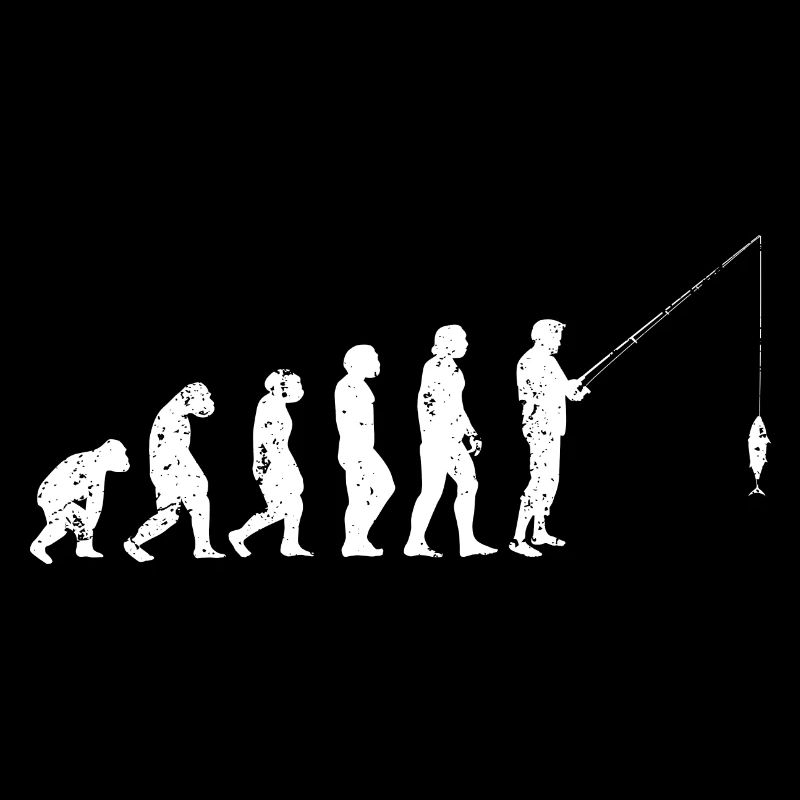 Évolution pêche pêcheur pêcheur pêche humanité