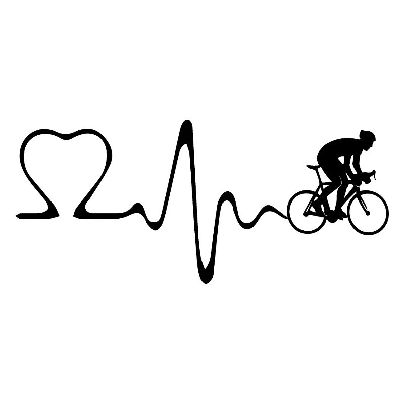 Die Herzfrequenz von Strassenfahrrädern
