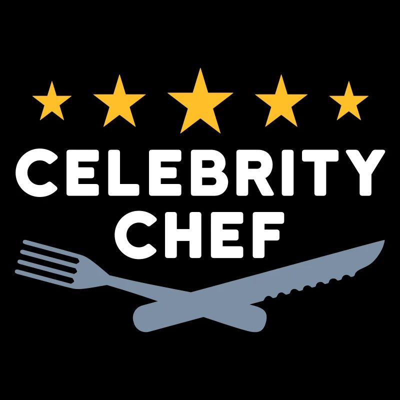 Celebrity chef (five stars, fork, knife)