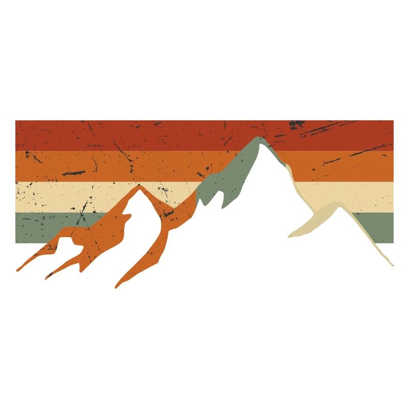 Retro Mountain Vintage Gift Idea