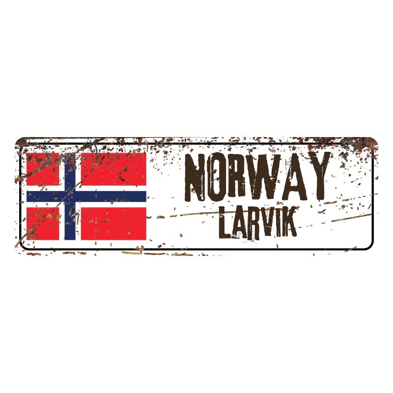 Larvik Drapeau de la Norvège