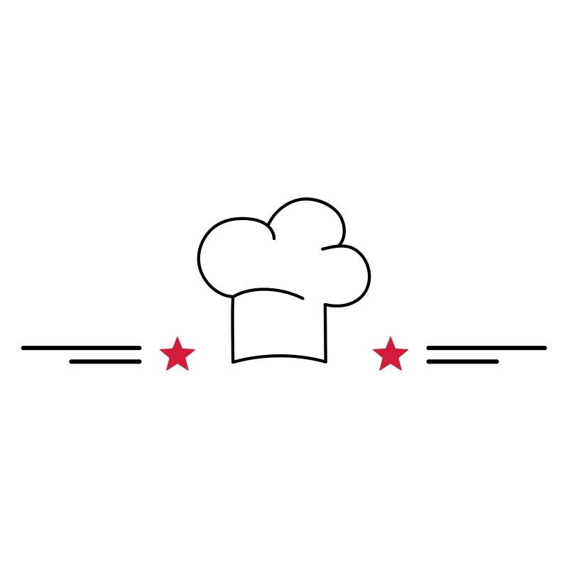 Toque de chef avec étoiles
