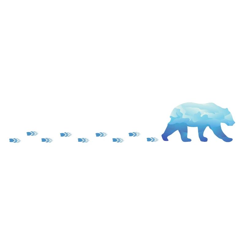 Laufender Eisbär