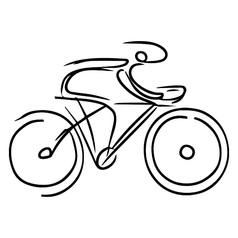 Graphique de vélo de route