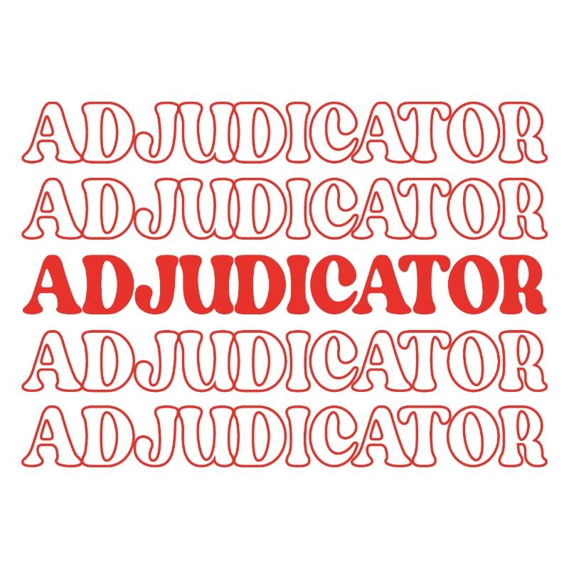 Adjudicator Arbitrator Referee Judge Arbitrer