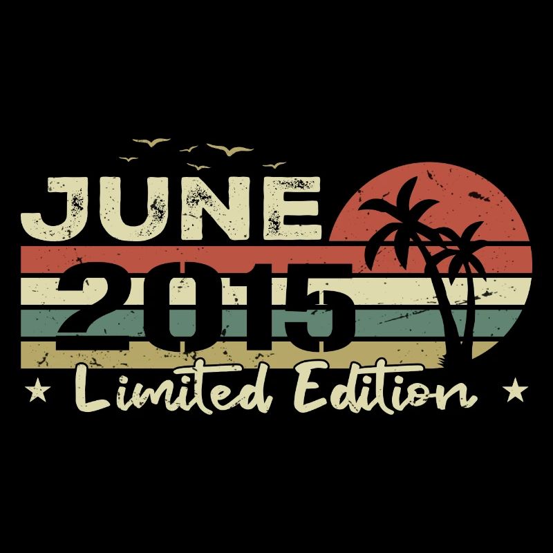 June 9th Anniversary Born 2015 Vibe