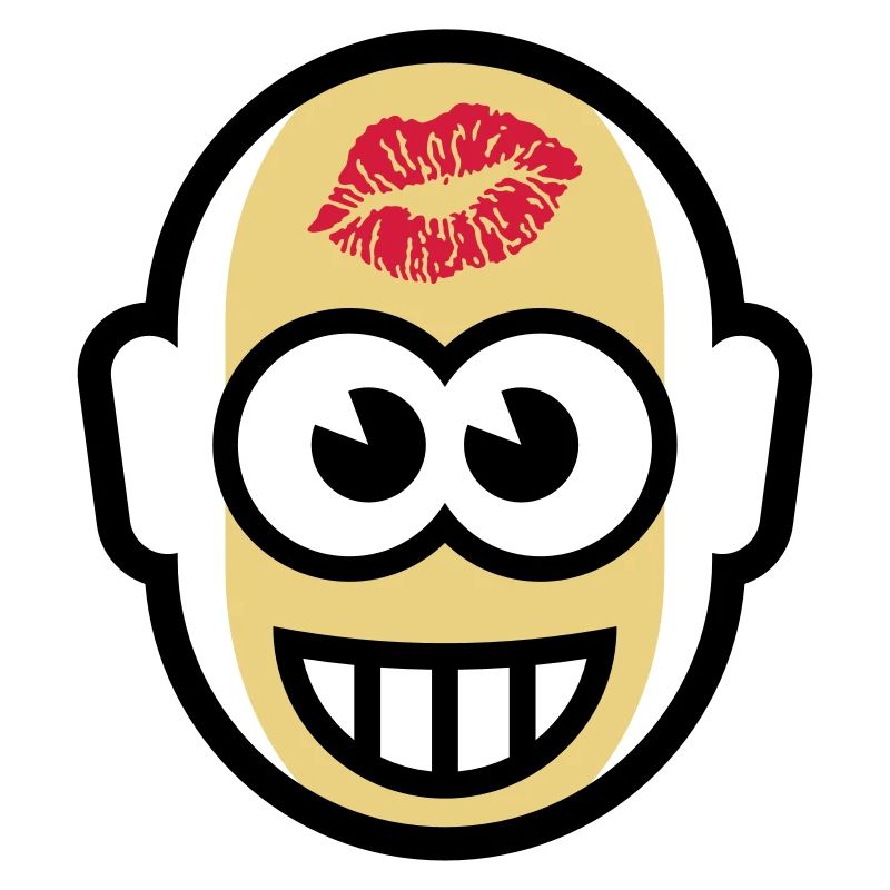 Baldy With Kiss On Forehead (3C)