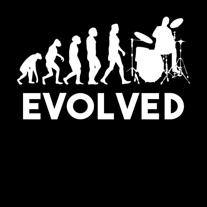 Drummer Schlagzeug Evolution