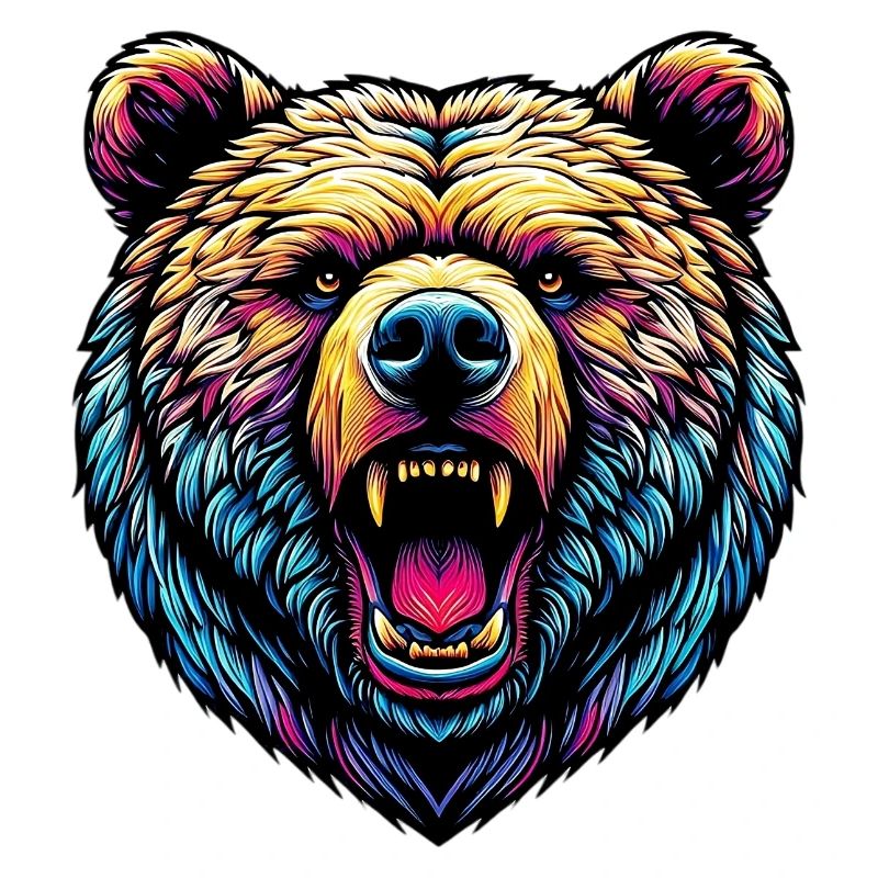 Angry Ferocious Bear