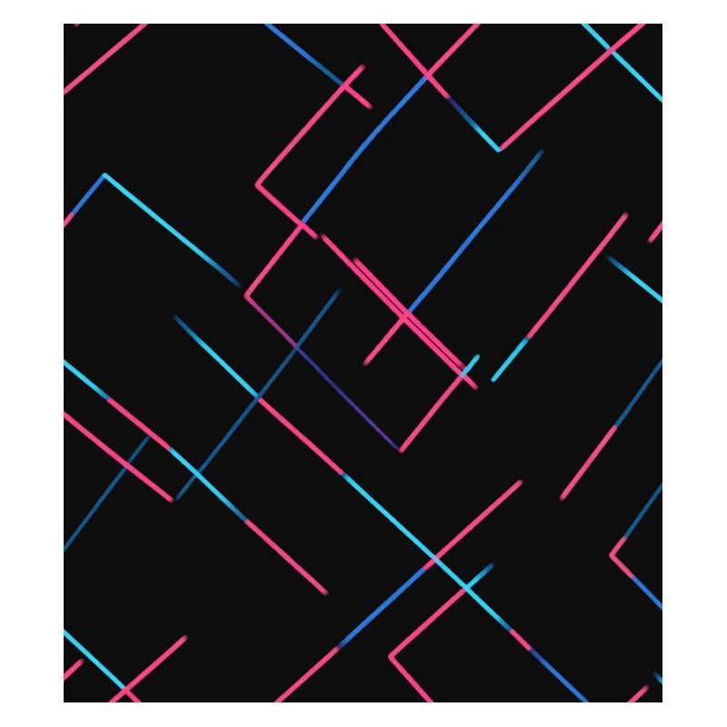Abstract neon lines