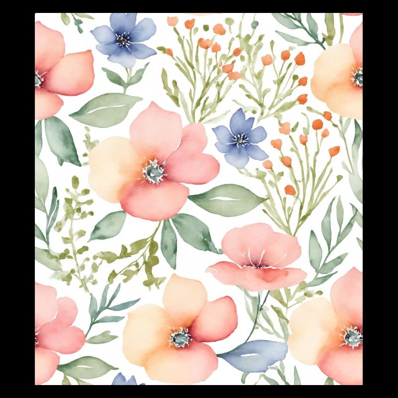 Fleurs aquarelle