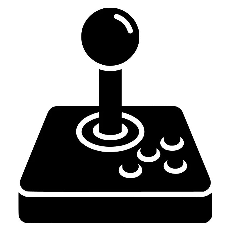 Icône d’arcade rétro joystick