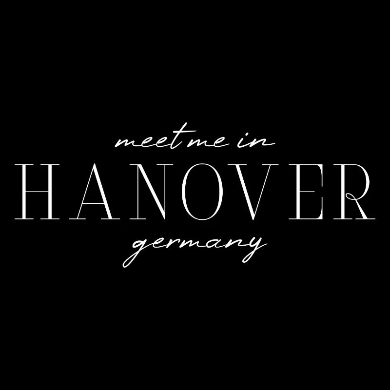 Hanover, Germany Elegance Style Design T-Shirt