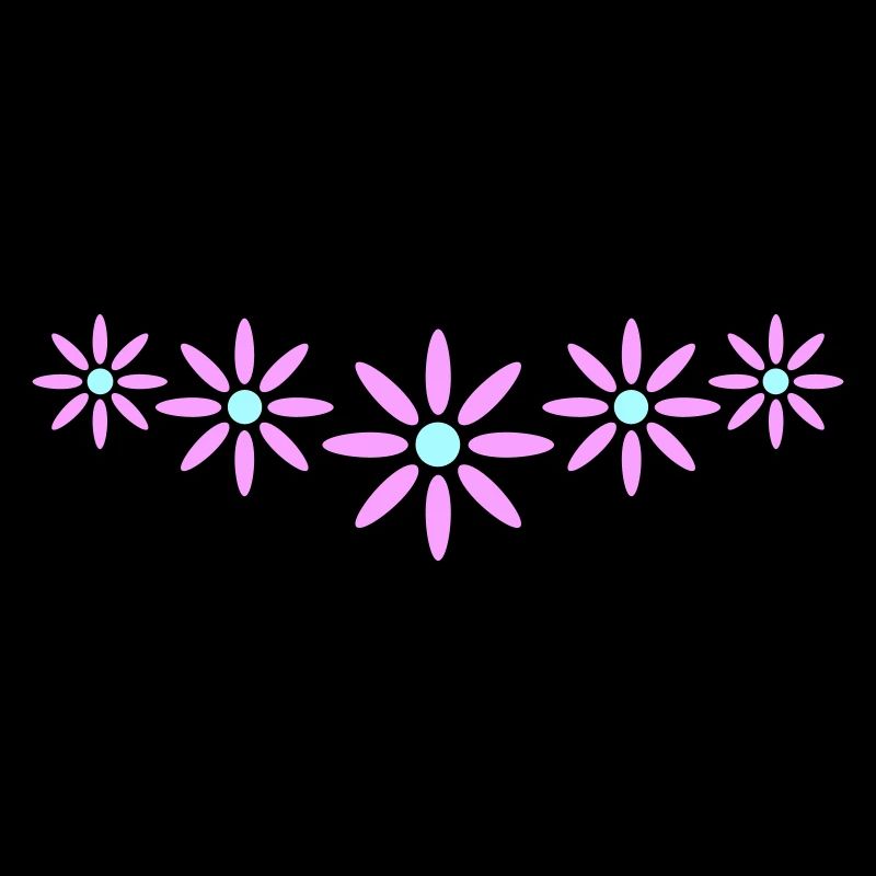 Beaucoup de fleurs colorées belle conception de motif décoratif
