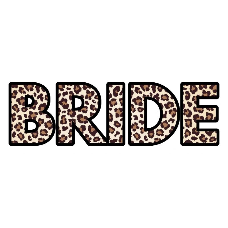 Bride léopard