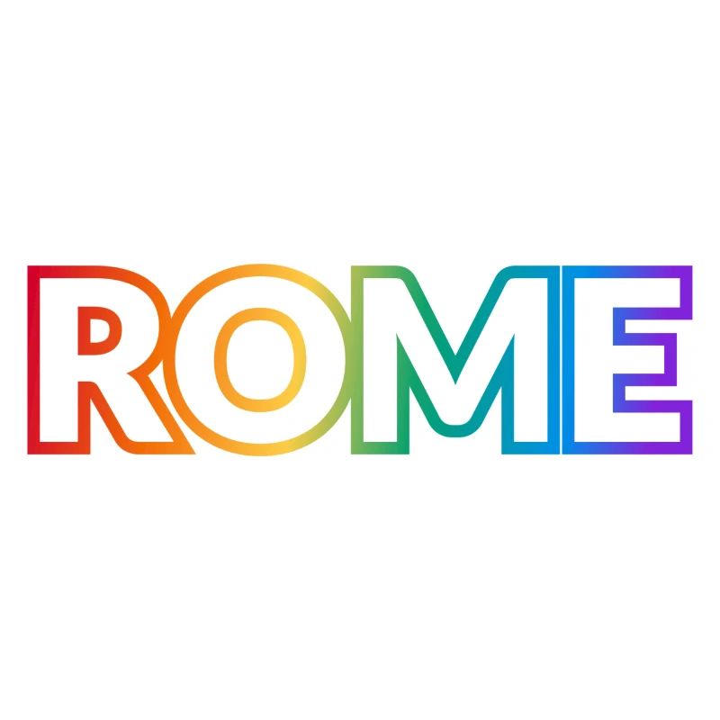 Texte arc-en-ciel ROME PRIDE