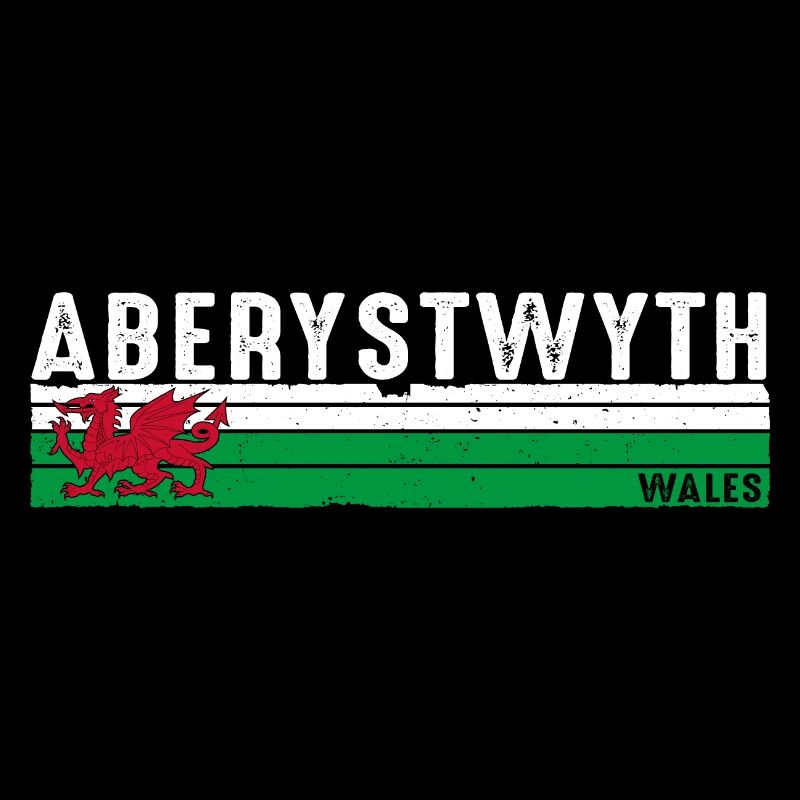 Aberystwyth Wales Heritage Coastal Charm Souvenir