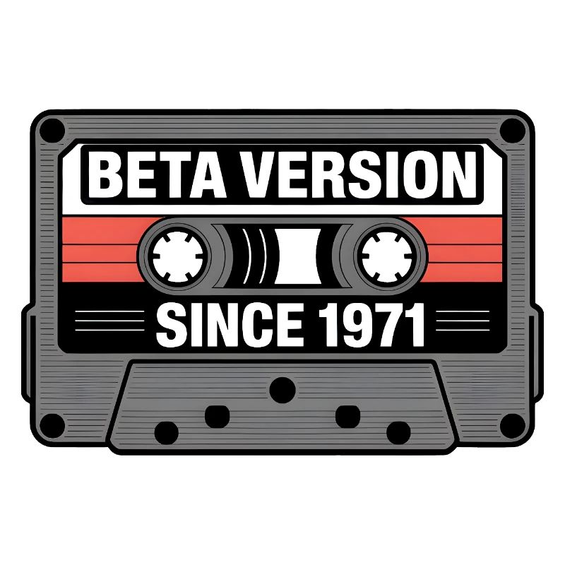 Conception de cassette de cassette rétro