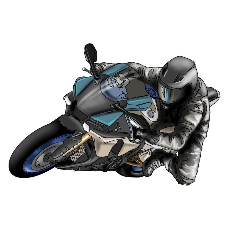 Adrénaline Conception de course de moto