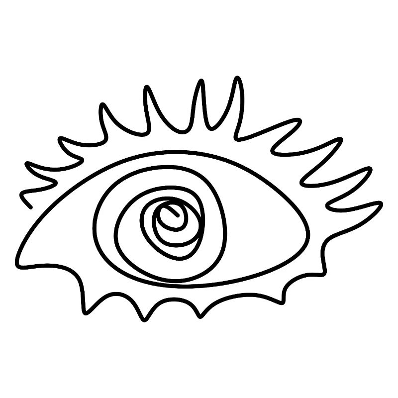 Abstraktes Augendesign