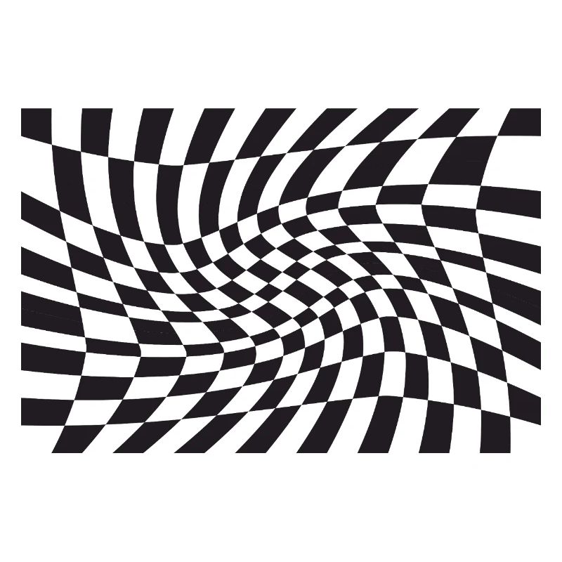 Warped Checker Optical Spiral