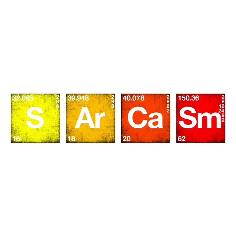Sarkasmus Periodensystem der Elemente PSE Chemie