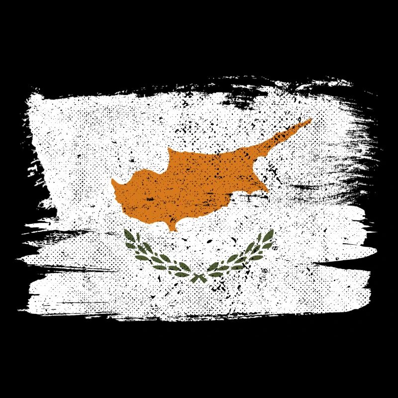 Chypre drapeau drapeau paix Vintage