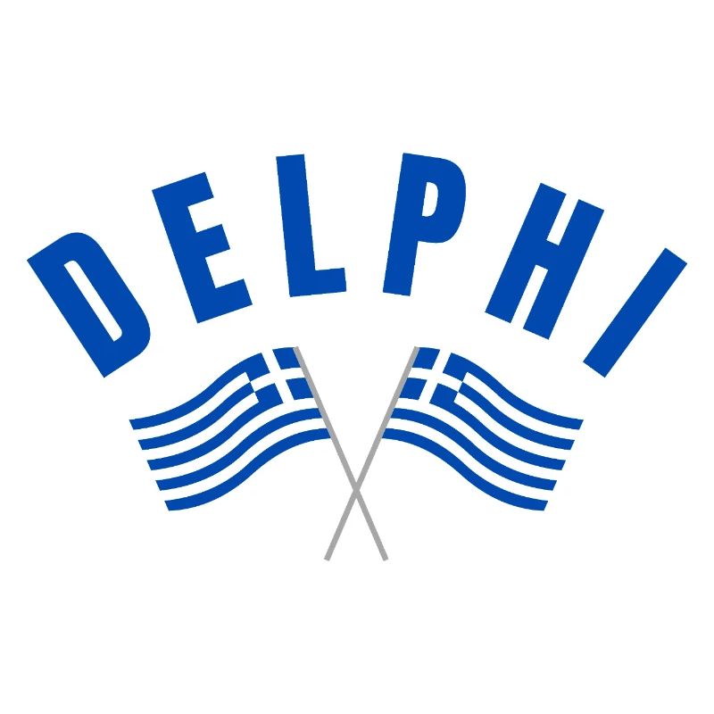 Delphi Twin Greek Flags 