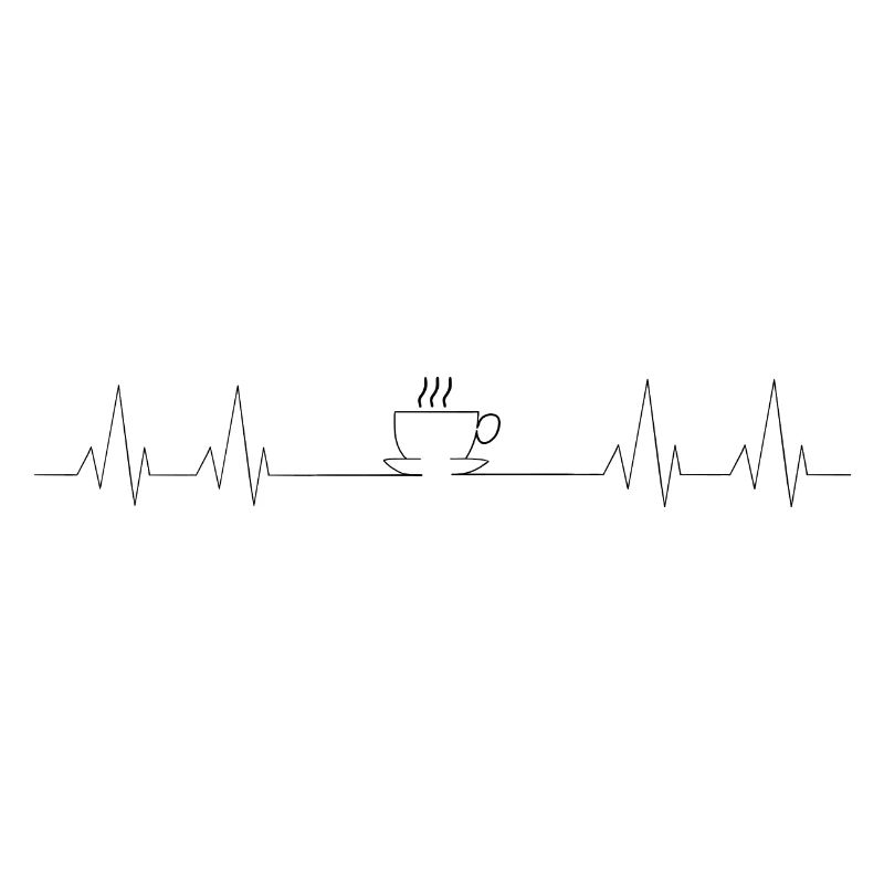 Cafe Herzschlag Design / coole Geschenkidee
