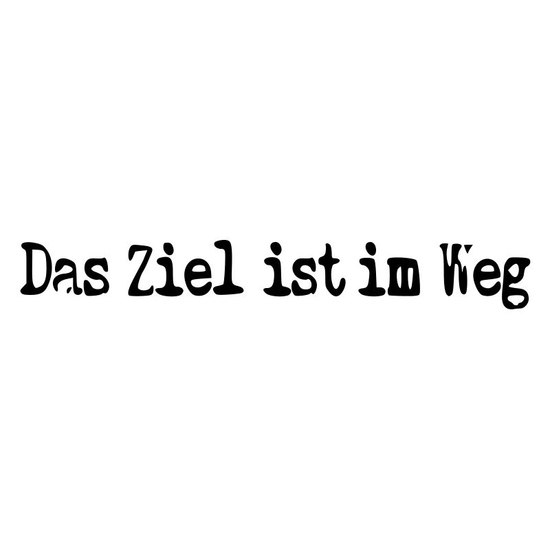 das ziel ist im weg