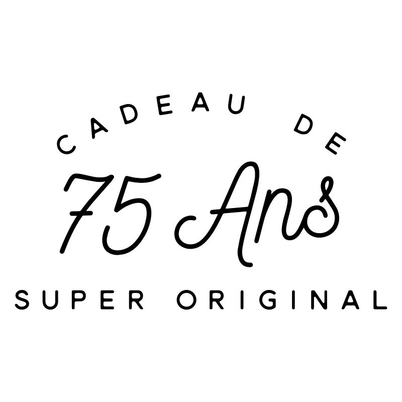 Cadeau 75 ans 