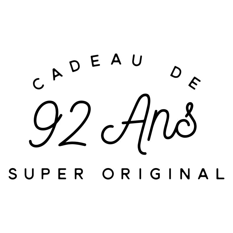 Cadeau 92 ans 