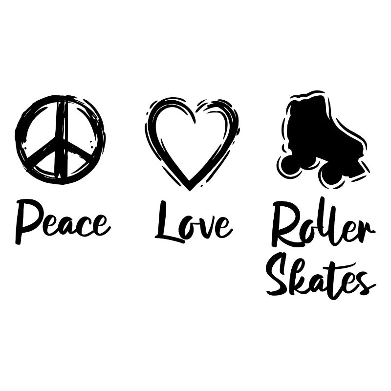 Peace Love Roller Skating