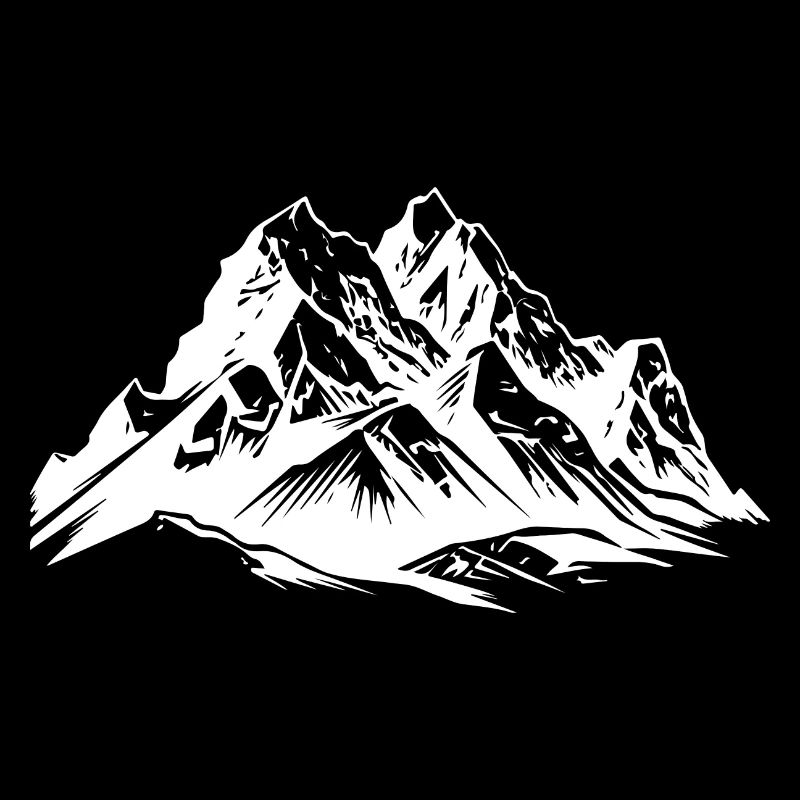 Berge Alpen Silhouette