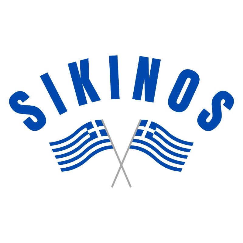 Drapeaux grecs de Sikinos