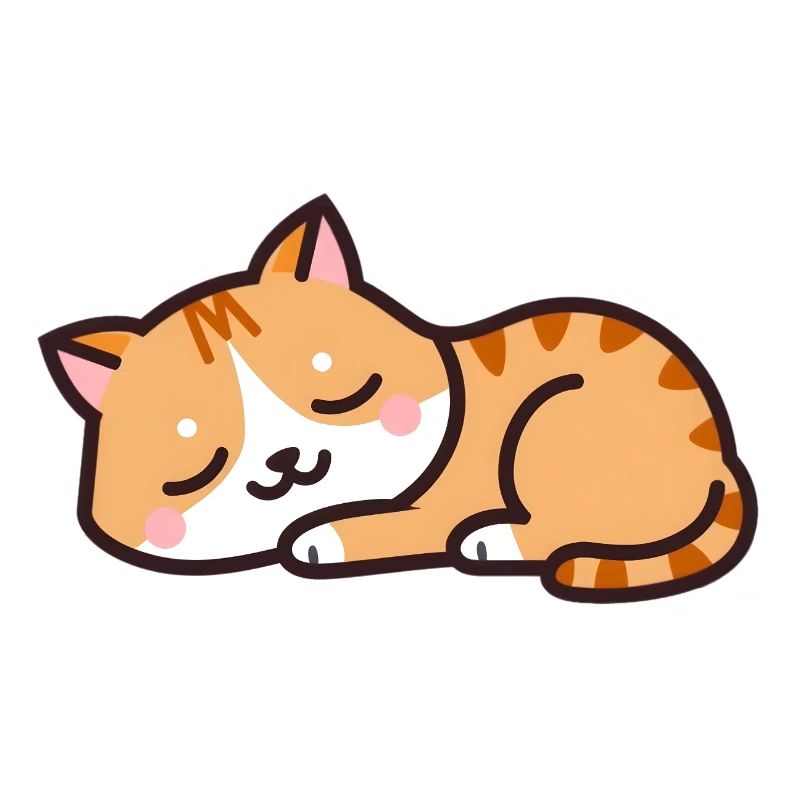 sleeping cat