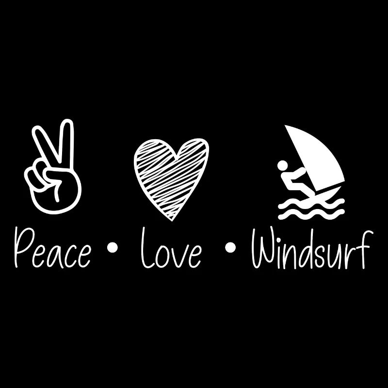 Peace love windsurfing