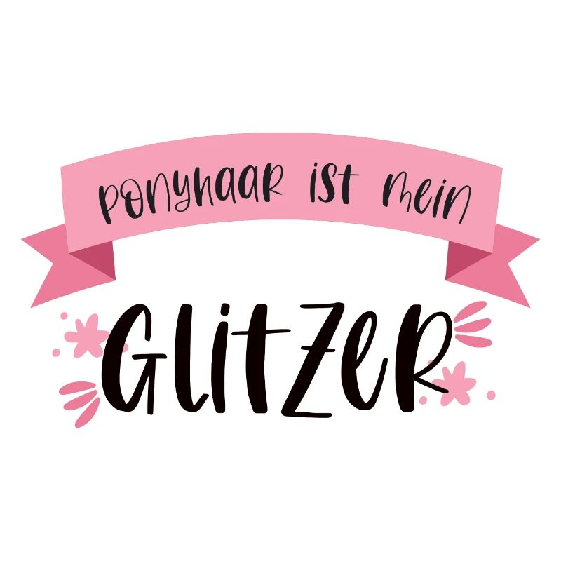 Pony Reiten Glitzer Ponyhaar Pferde Geschenk