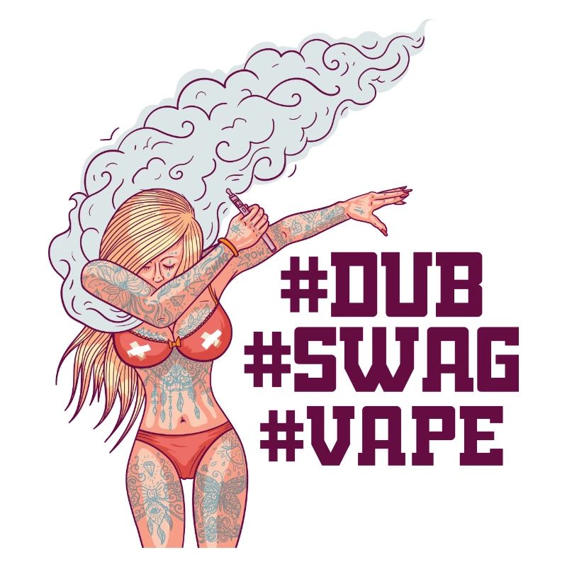 Vape - Mädchen macht den DUBmove