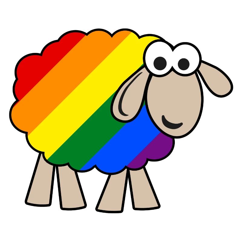Regenbogen Schaf