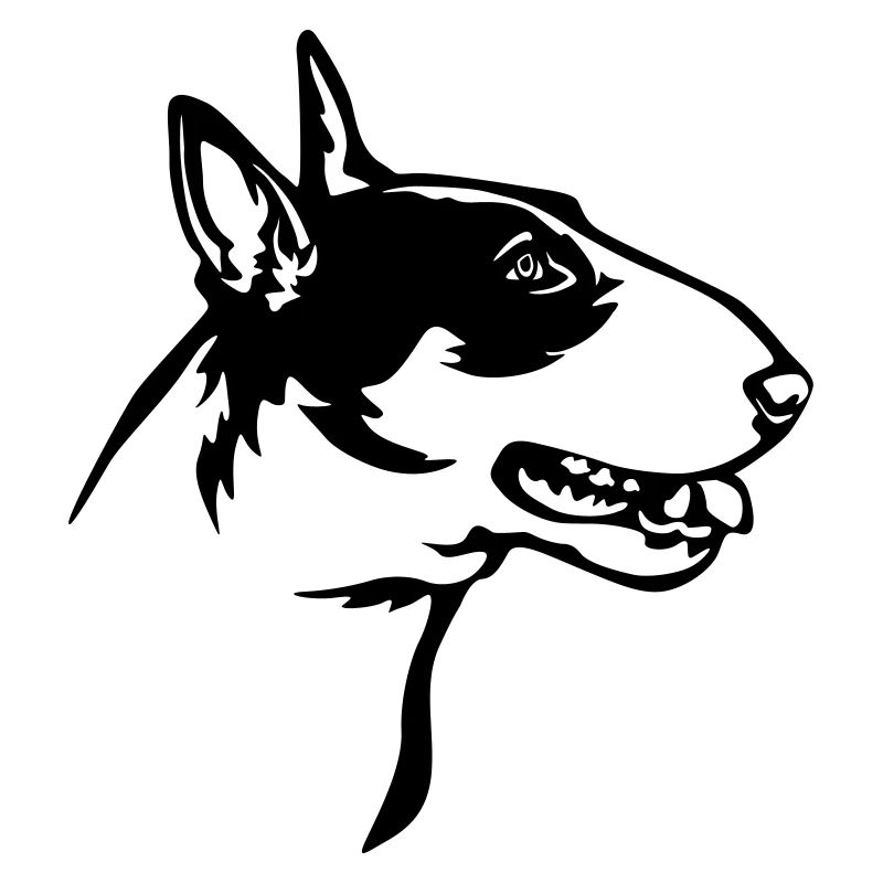 Tête de Bull Terrier