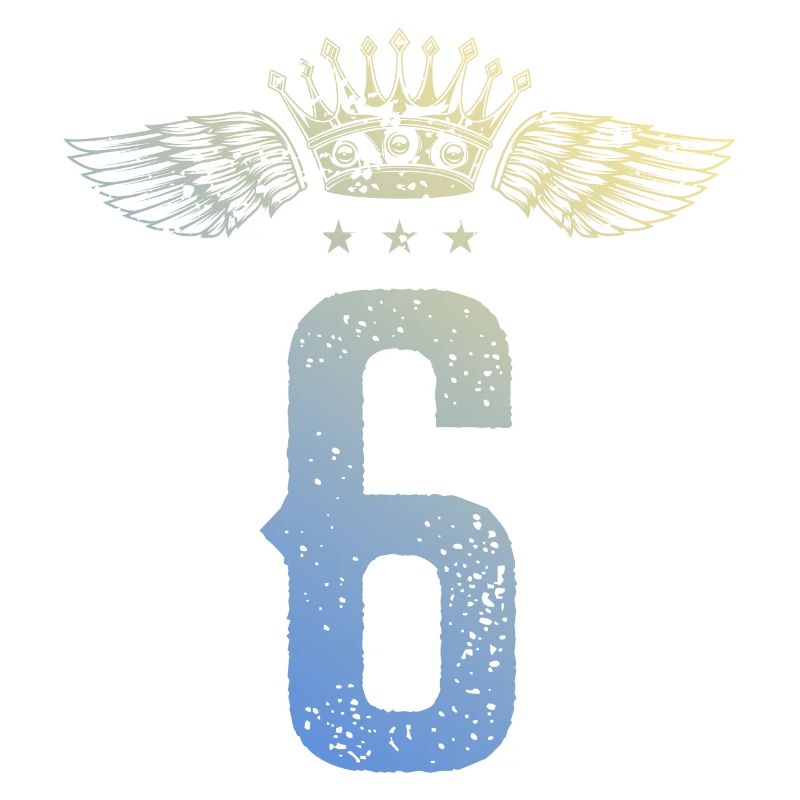 6 Number crown