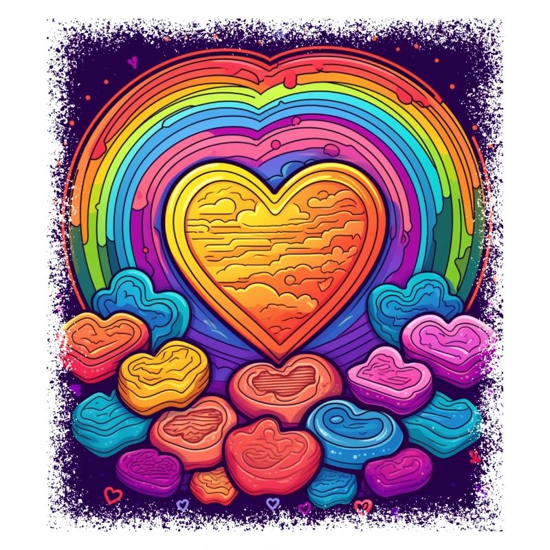 hippy funny gift idea pride peace symbol funky