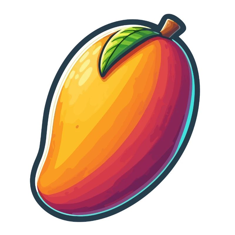 Design Mango Lebendig Abstrakt