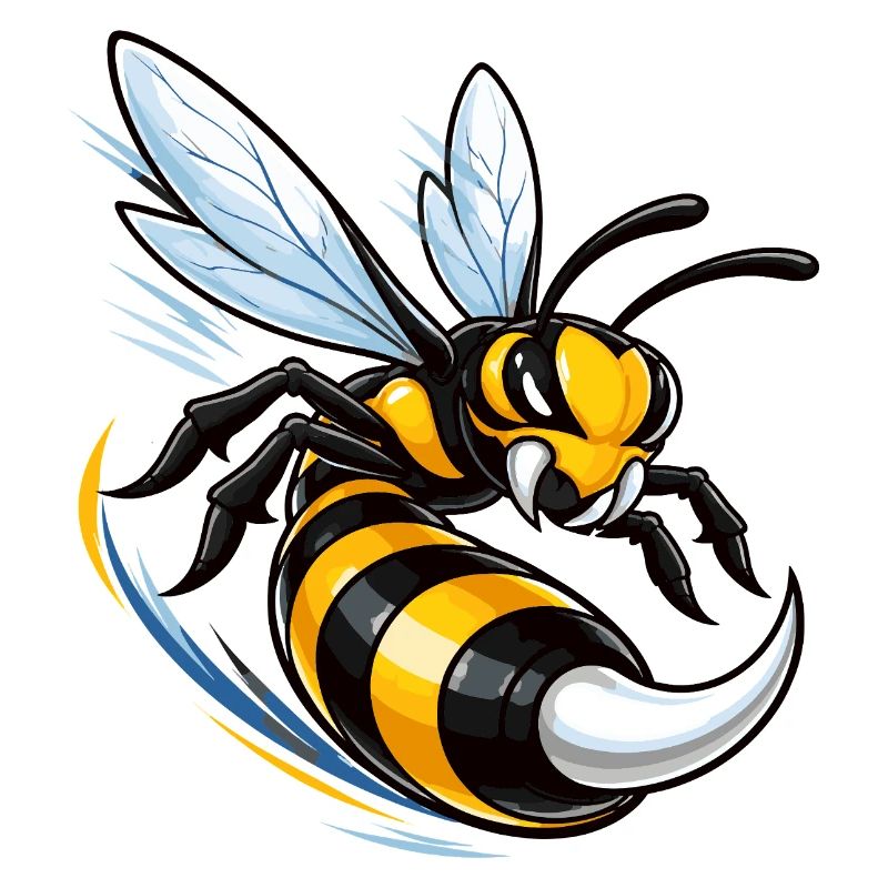 Dynamic wasp in flight