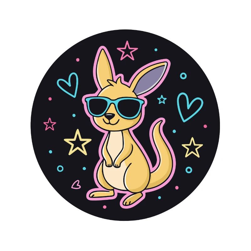 Neon Kangaroo Glasses