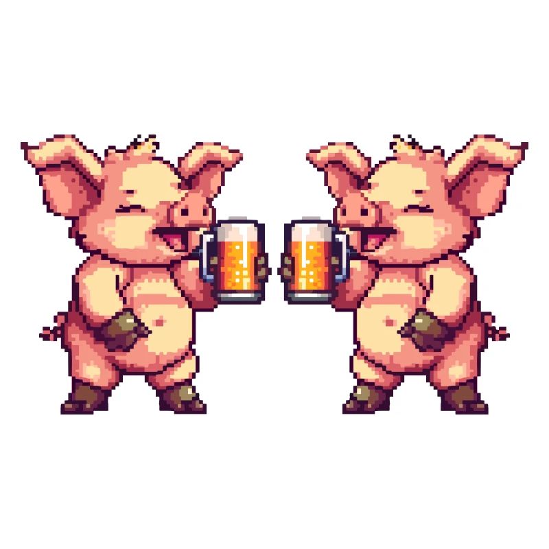 Fête de la bière de l’équipe de cochons