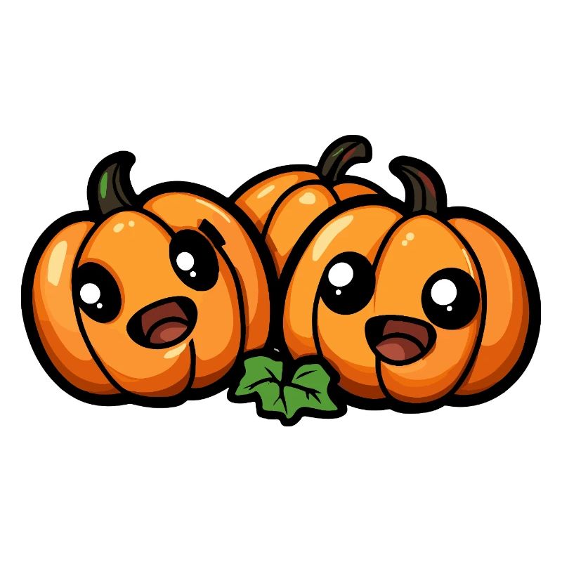 Pumpkin Halloween Cute Comic