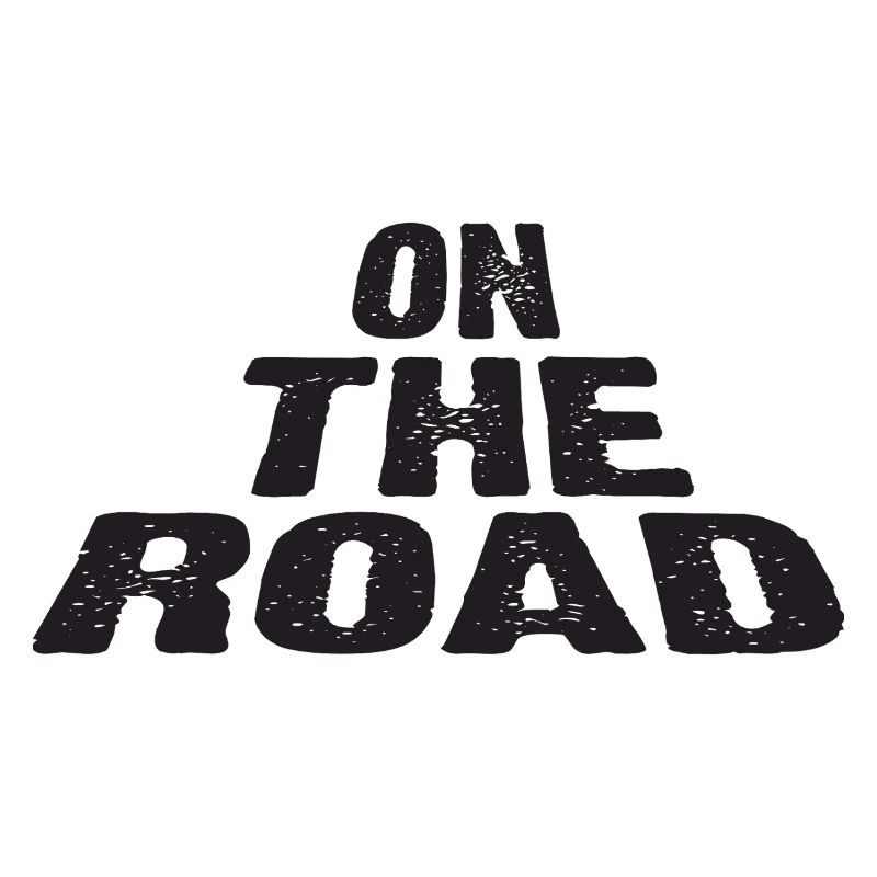 On The Road Bold Typography Design